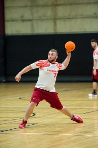 SVSU Rookie Nick Hazergian had a standout performance in the King of the Mountain tournament as the Cardinals nearly took down GVSU.